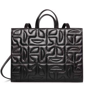 Moose Knuckles x Telfar Quilted Large Shopper - Black - Puffer Bag - Brand New